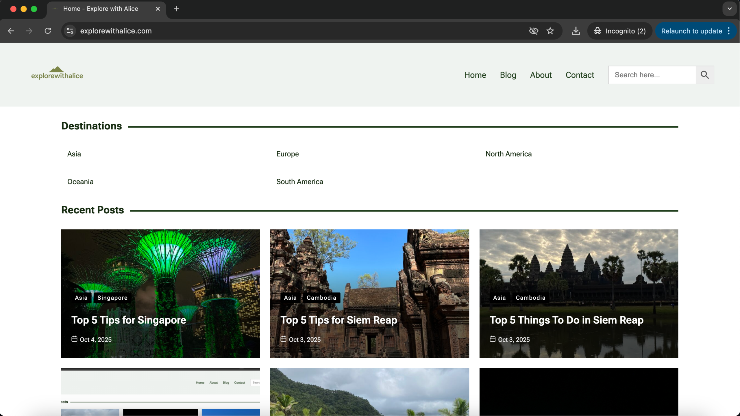 Travel Blog Diary: Week 2 — Remembering Past Adventures